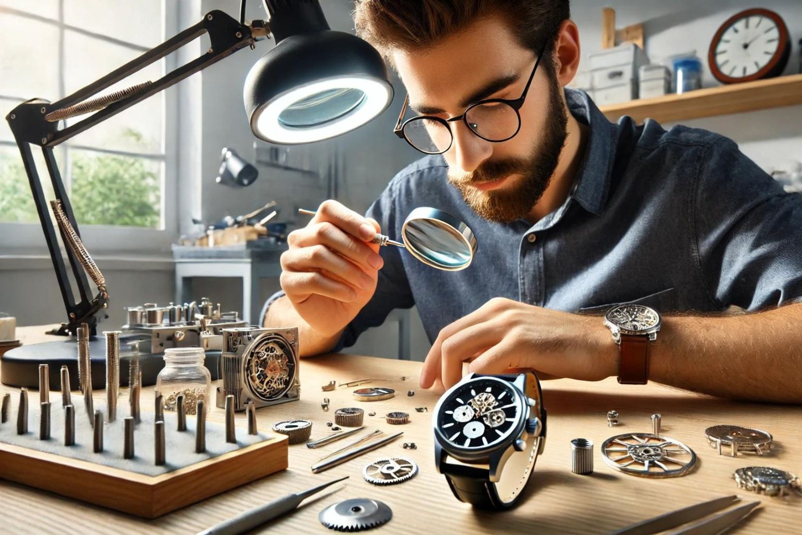 Extracteur De Verre Pour Montre - Ouvre-montre Universel Pour Verres Ronds Jusqu'à 40 Mm - Bleu
