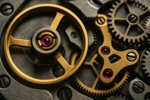 le balancier d'une montre