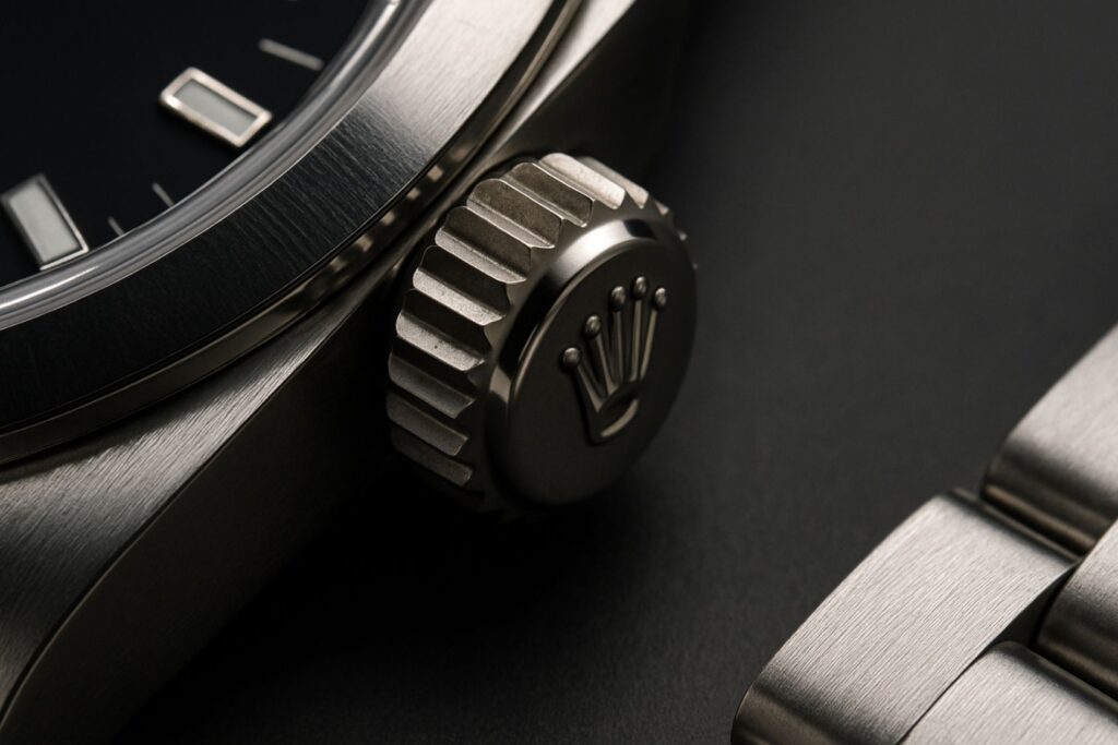 la couronne d'une montre