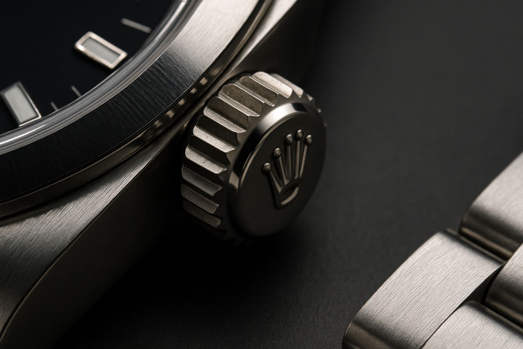 la couronne d'une montre