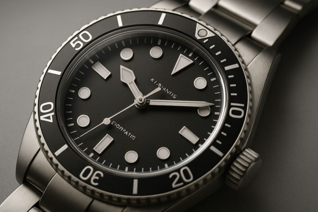 la lunette d'une montre