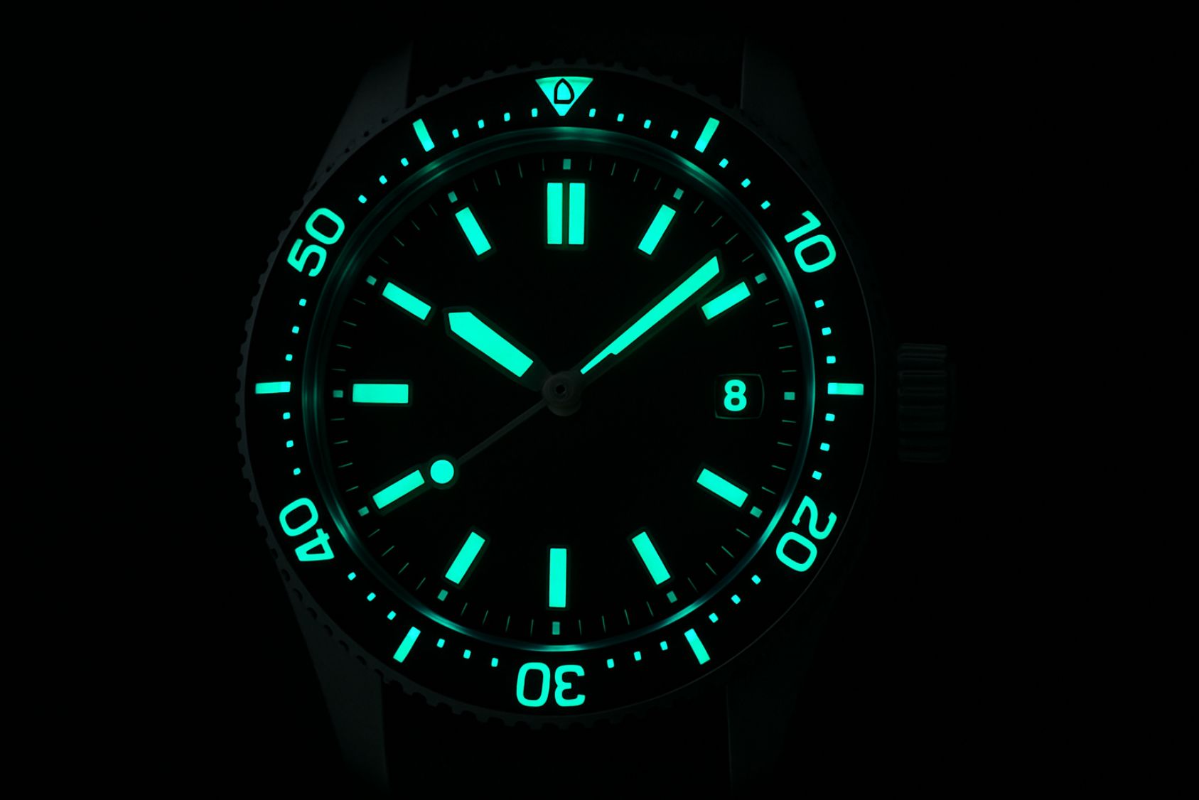 le super-luminova sur une montre
